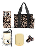 Blonde Tortoise Everyday Tote Bag Bundle Set