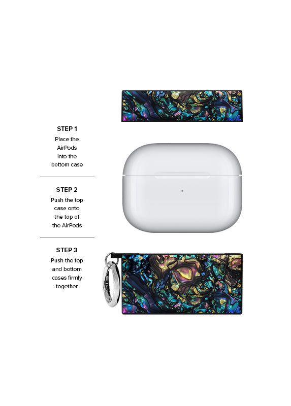 SQUARE® Abalone Shell AirPods Case