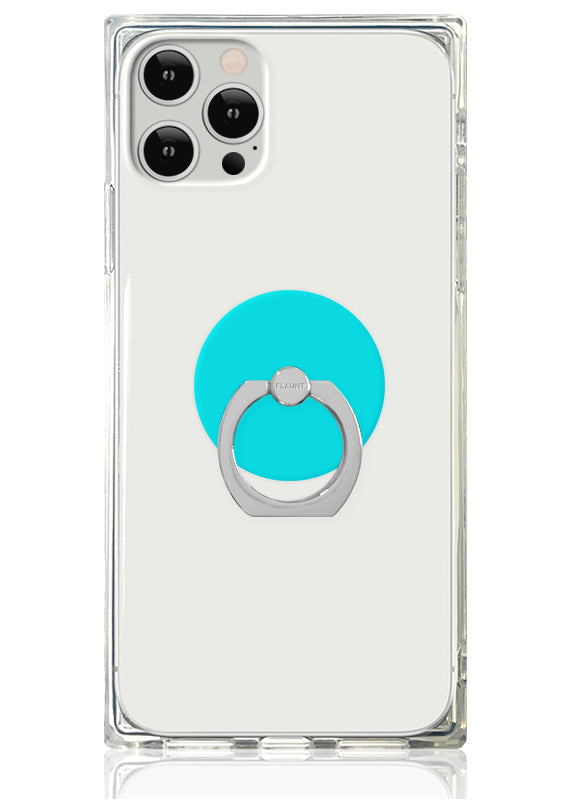 Aqua Adhesive Phone Ring Stand