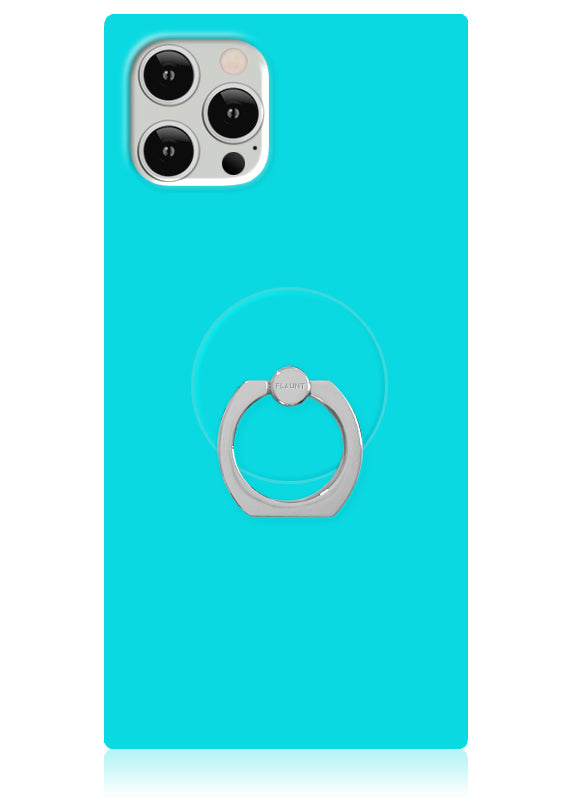 Aqua Adhesive Phone Ring Stand