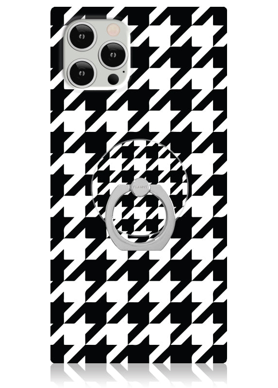 Houndstooth Adhesive Phone Ring Stand