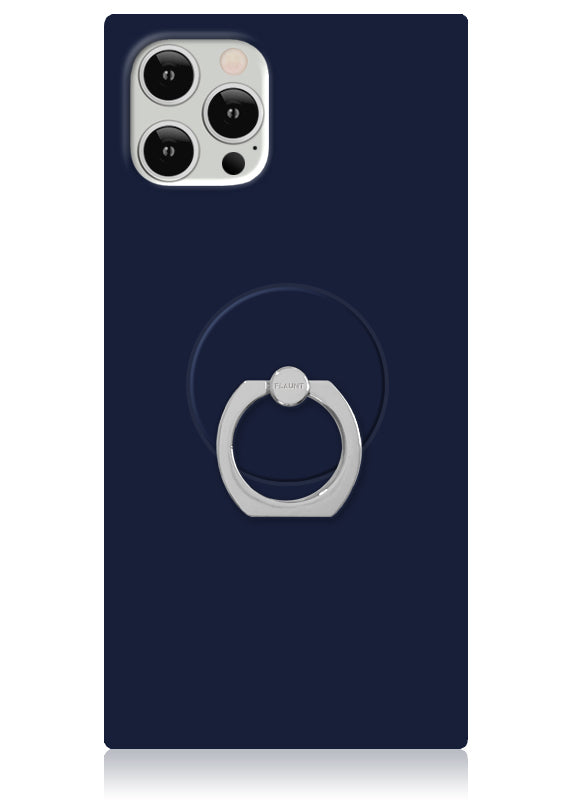 Matte Navy Adhesive Phone Ring Stand