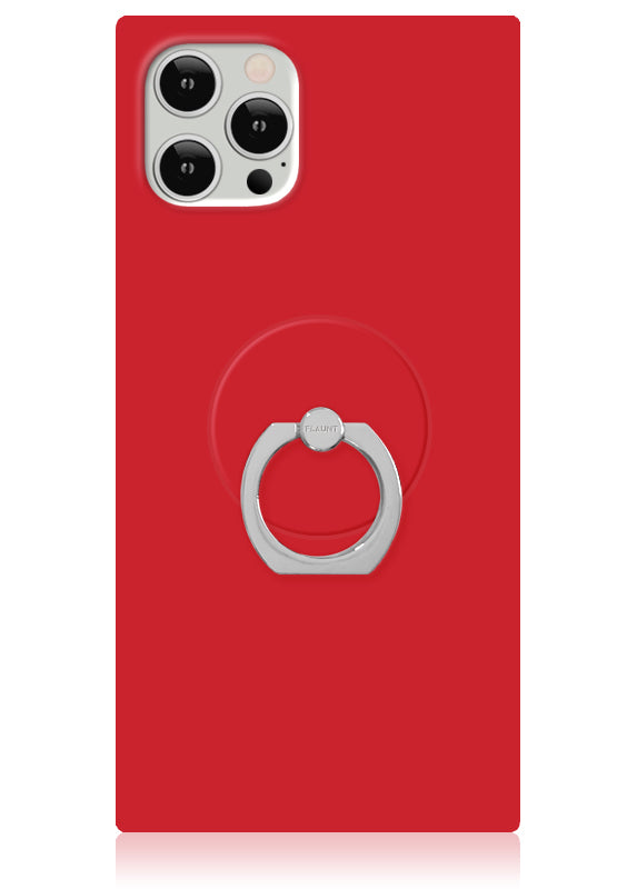 Red Adhesive Phone Ring Stand