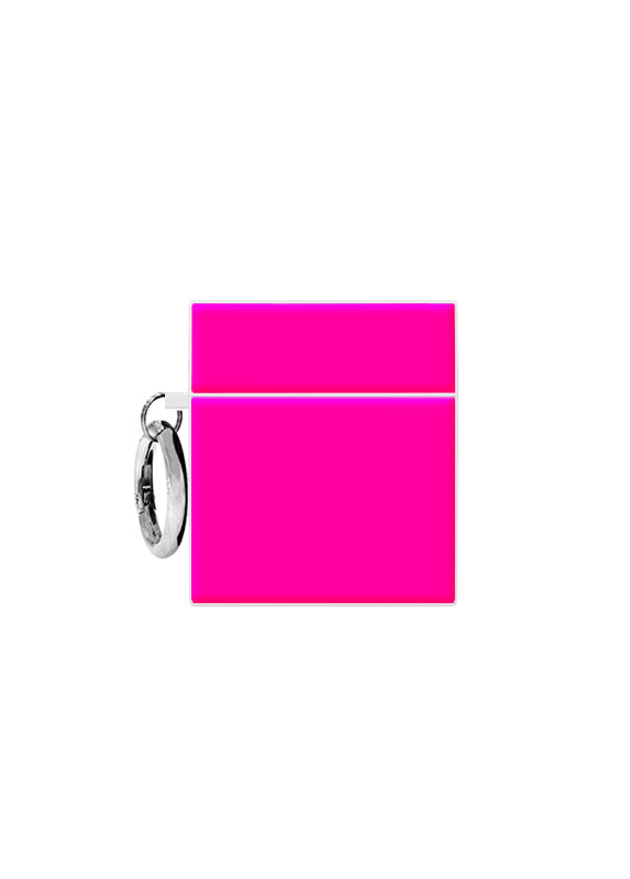 SQUARE® Neon Pink AirPods Case