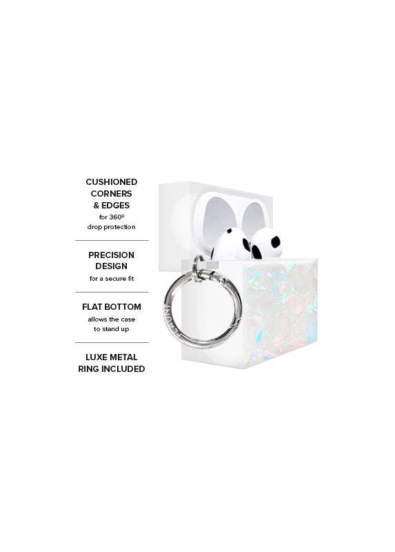 SQUARE® Opal Shell AirPods Case