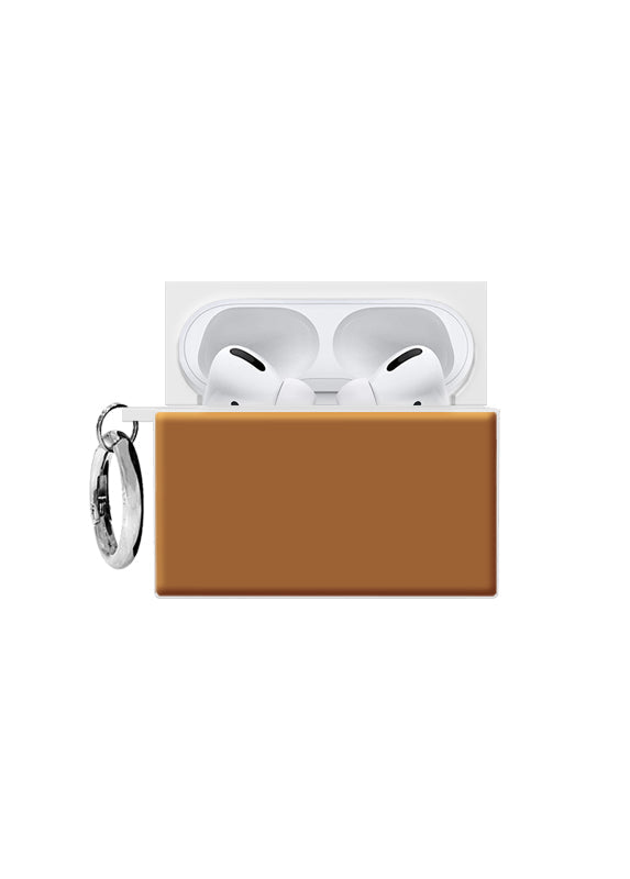SQUARE® Nude Caramel AirPods Case