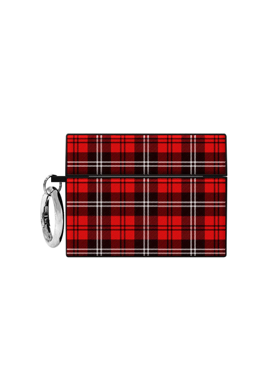 SQUARE® Red Plaid AirPods Case