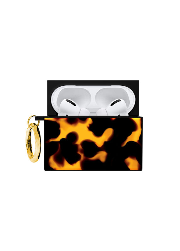 SQUARE® Tortoise Print AirPods Case