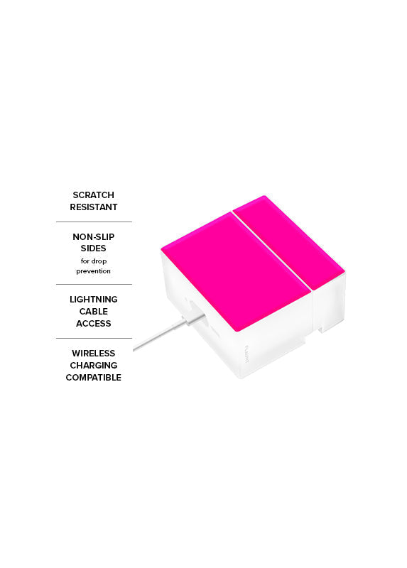 SQUARE® Neon Pink AirPods Case