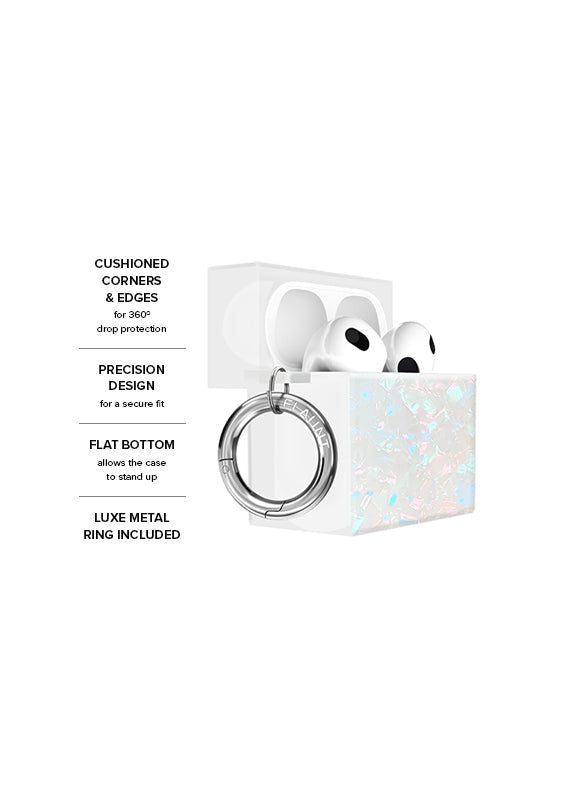 SQUARE® Opal Shell AirPods Case
