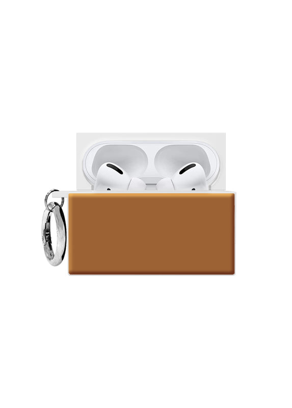 SQUARE® Nude Caramel AirPods Case