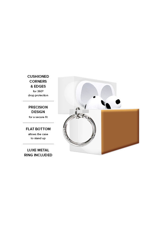 SQUARE® Nude Caramel AirPods Case