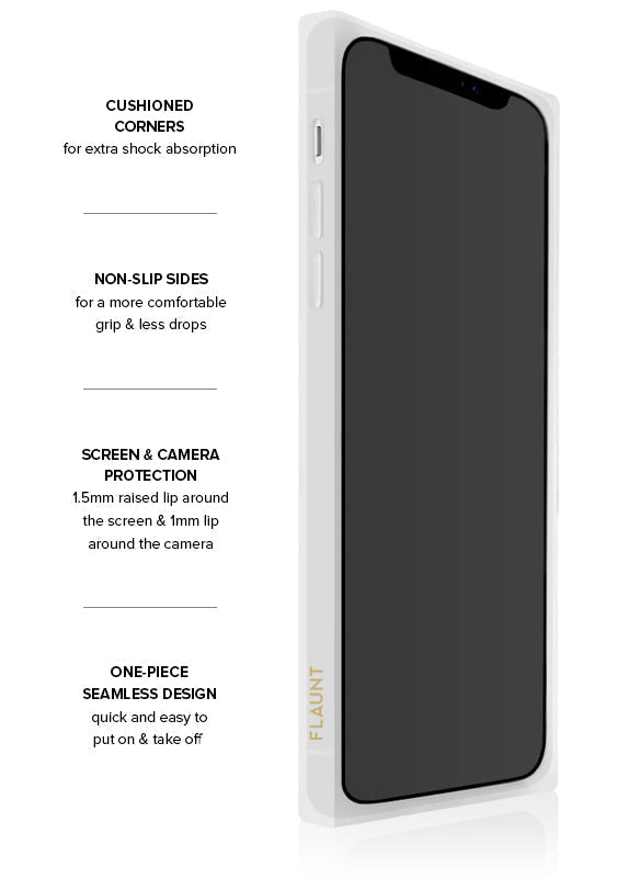 SQUARE® Shell and Gold Flake iPhone Case