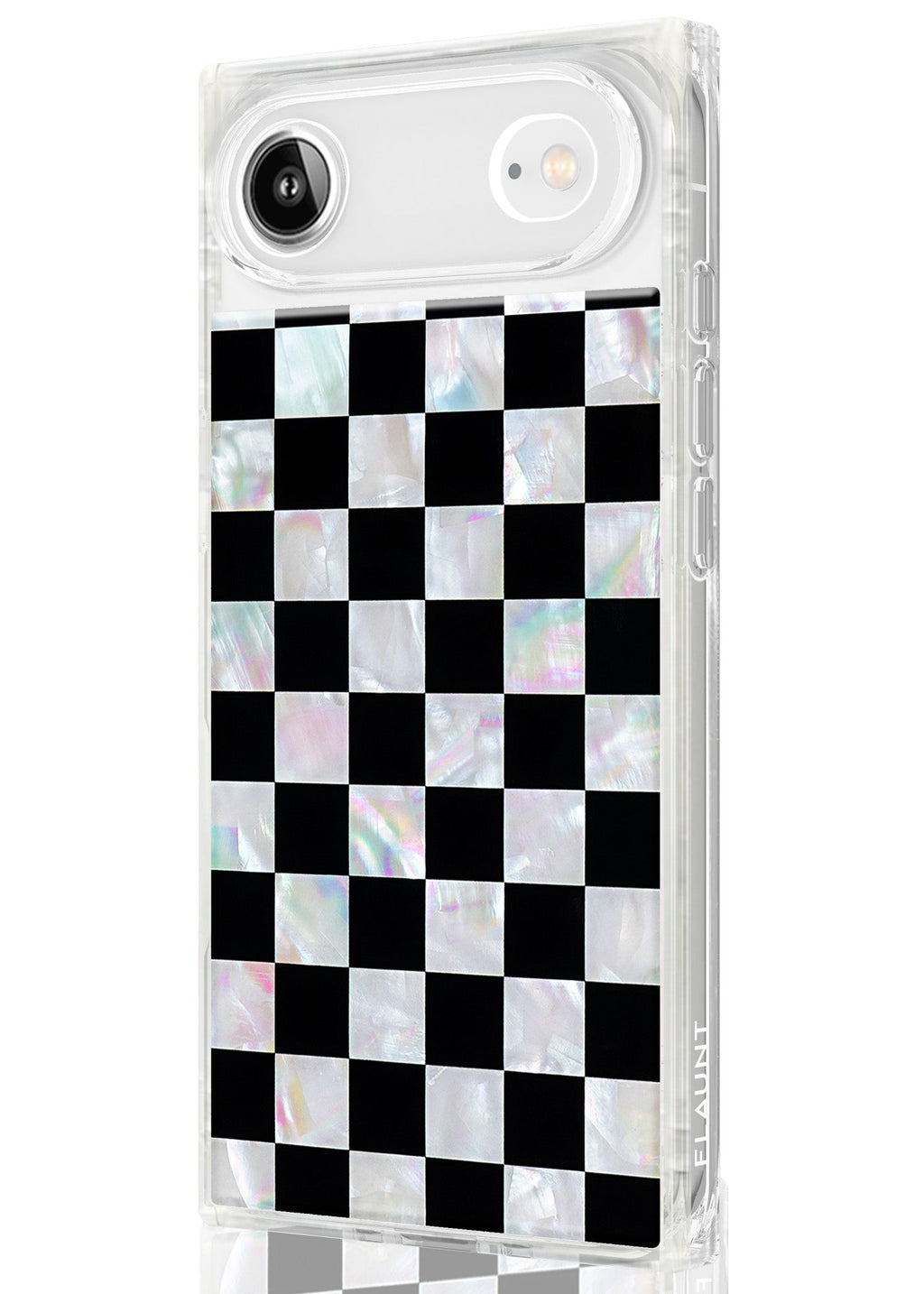 SQUARE® Checkered Mother of Pearl iPhone Case