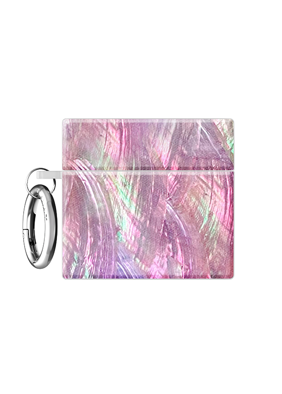 SQUARE® Pink Mother of Pearl AirPods Case