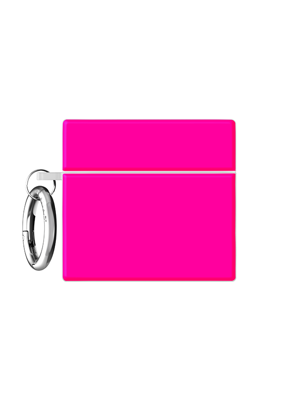 SQUARE® Neon Pink AirPods Case