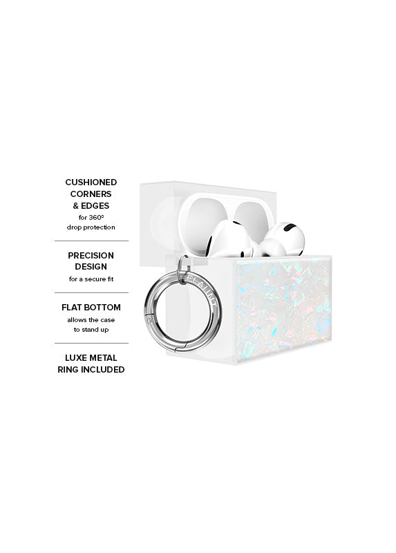 SQUARE® Opal Shell AirPods Case