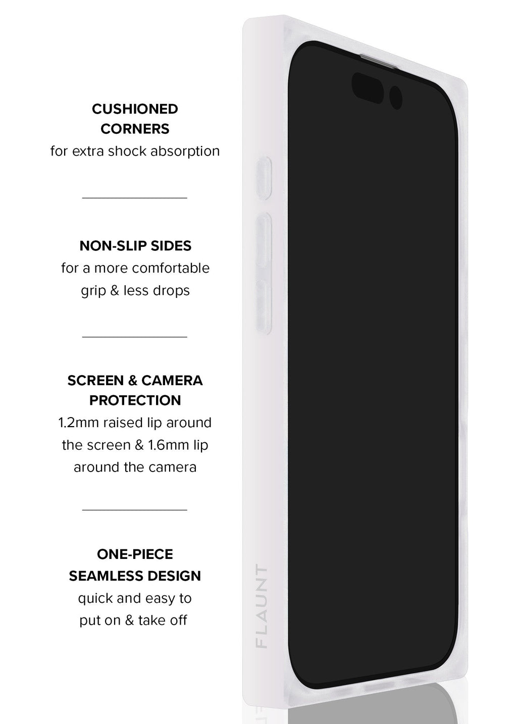 SQUARE® Icy Blue Pearl iPhone Case