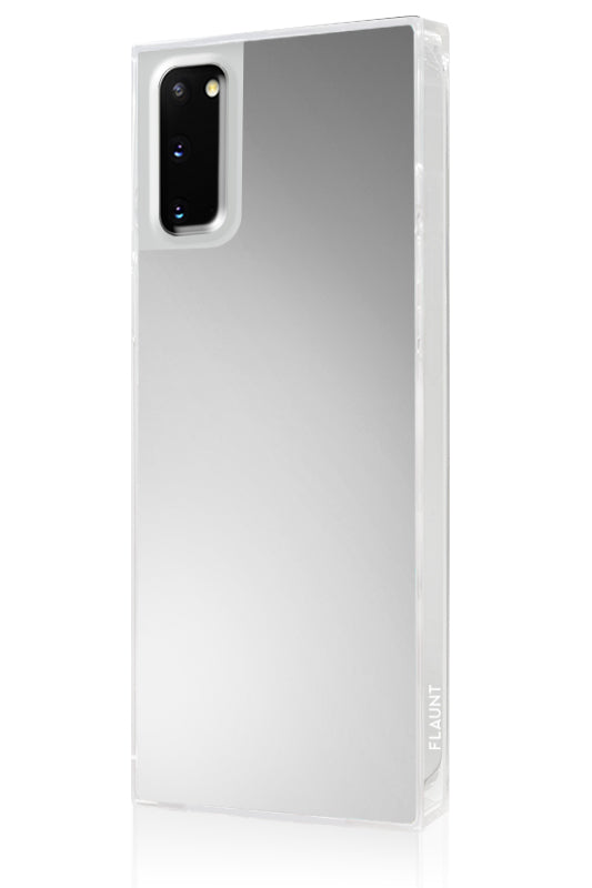 SQUARE® Metallic Silver Mirror Galaxy Case