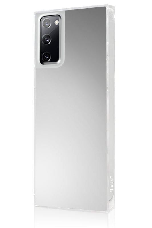 SQUARE® Metallic Silver Mirror Galaxy Case
