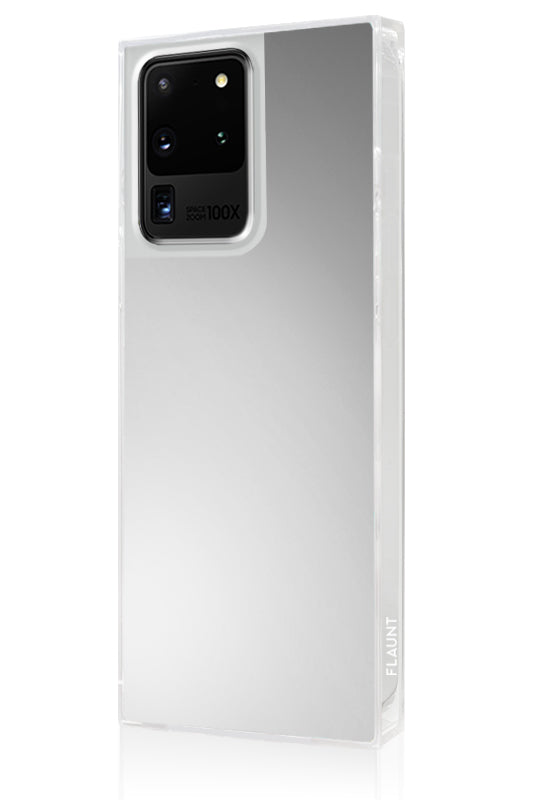 SQUARE® Metallic Silver Mirror Galaxy Case