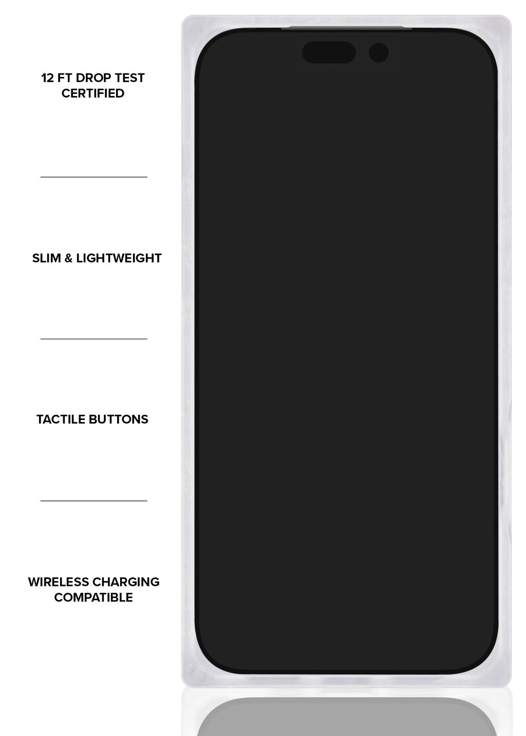 SQUARE® Opal Shell iPhone Case