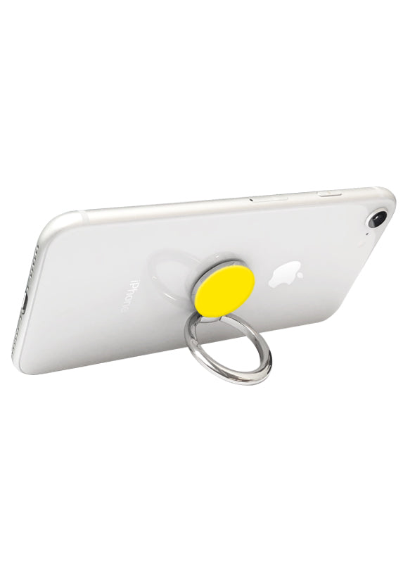 Yellow Adhesive Phone Ring Stand