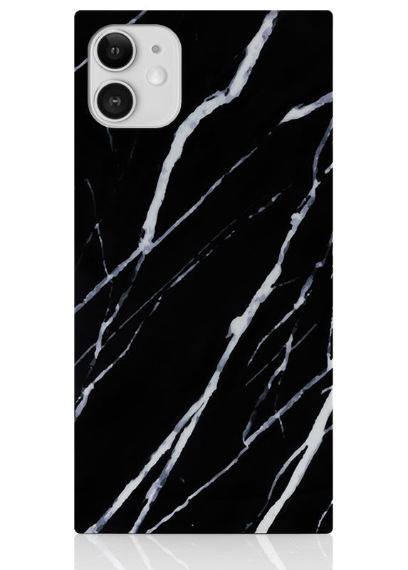SQUARE® Black Marble iPhone Case