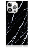 SQUARE® Black Marble iPhone Case