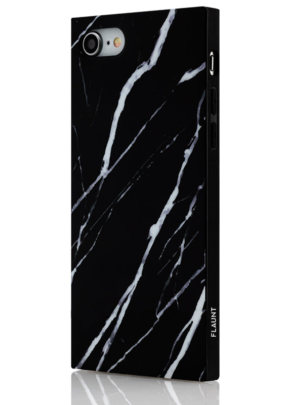 SQUARE® Black Marble iPhone Case