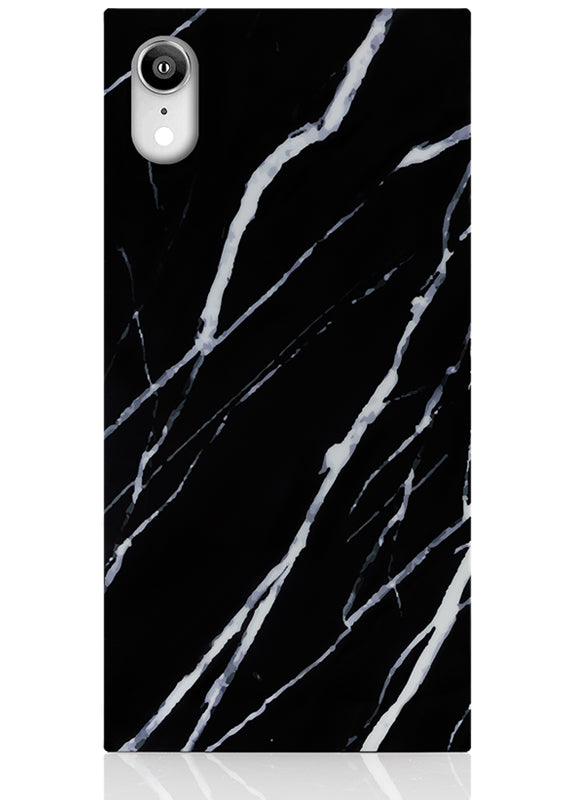 SQUARE® Black Marble iPhone Case
