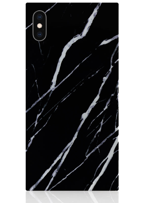 SQUARE® Black Marble iPhone Case