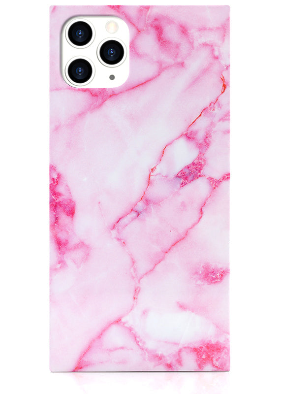 SQUARE® Pink Marble iPhone Case
