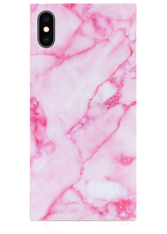SQUARE® Pink Marble iPhone Case