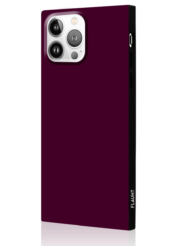 SQUARE® Burgundy iPhone Case