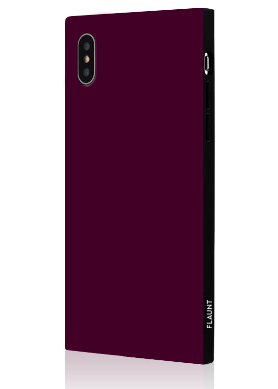 SQUARE® Burgundy iPhone Case