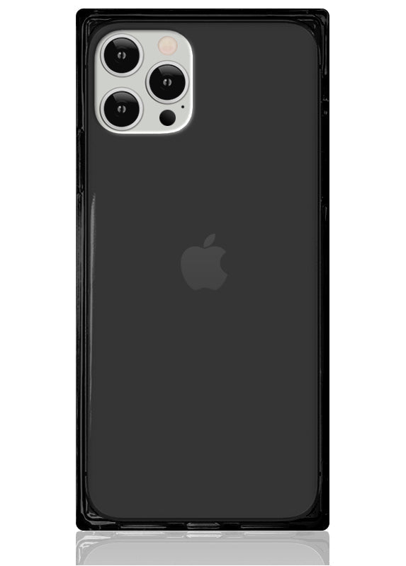 SQUARE® Clear Black iPhone Case