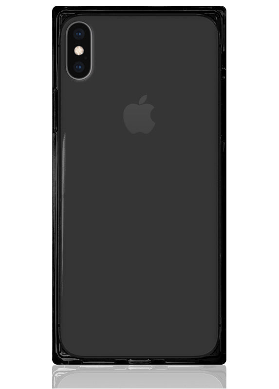 SQUARE® Clear Black iPhone Case