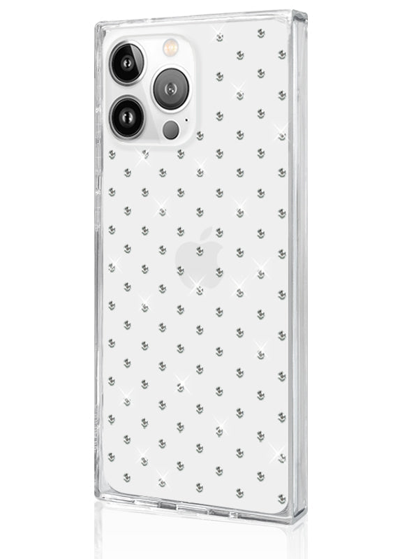 SQUARE® Crystal Rhinestone iPhone Case