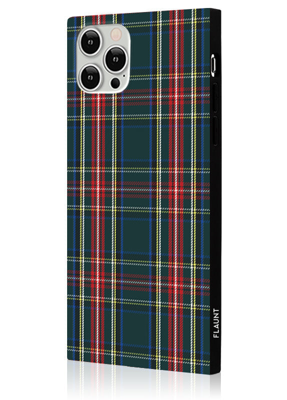 SQUARE® Green Plaid iPhone Case