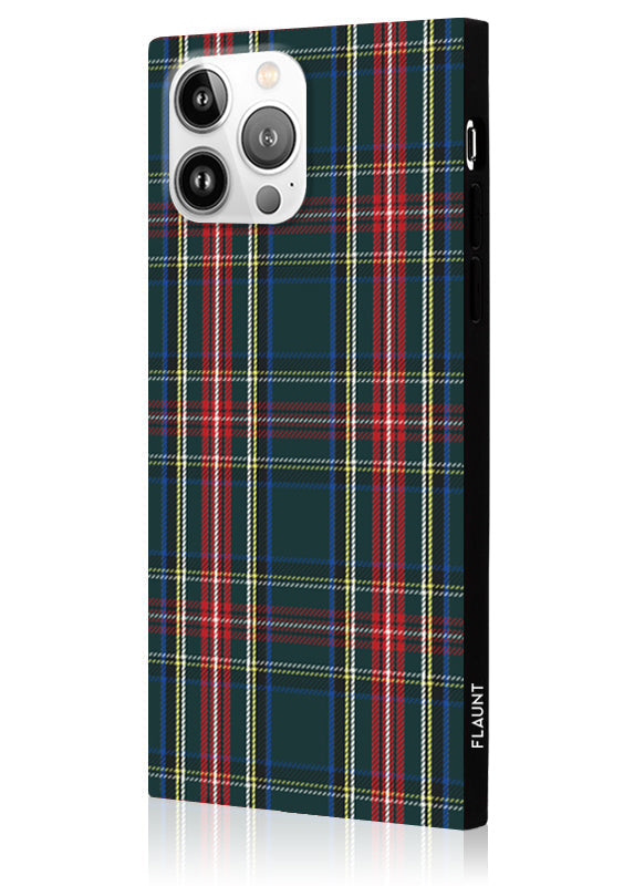 SQUARE® Green Plaid iPhone Case