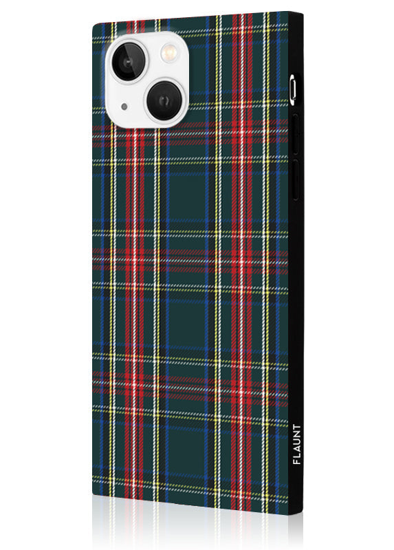 SQUARE® Green Plaid iPhone Case