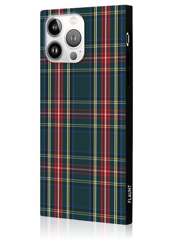 SQUARE® Green Plaid iPhone Case