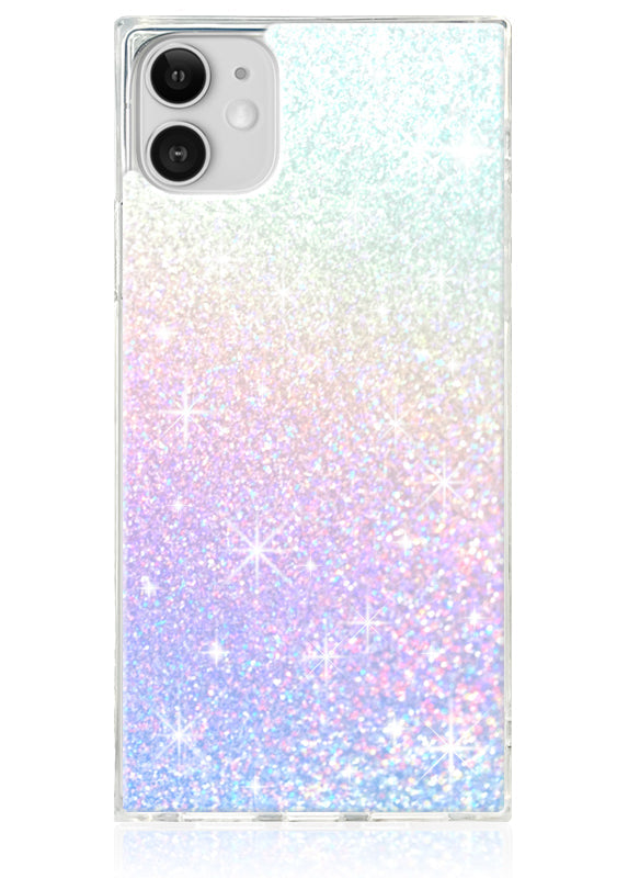 SQUARE® Iridescent Glitter iPhone Case