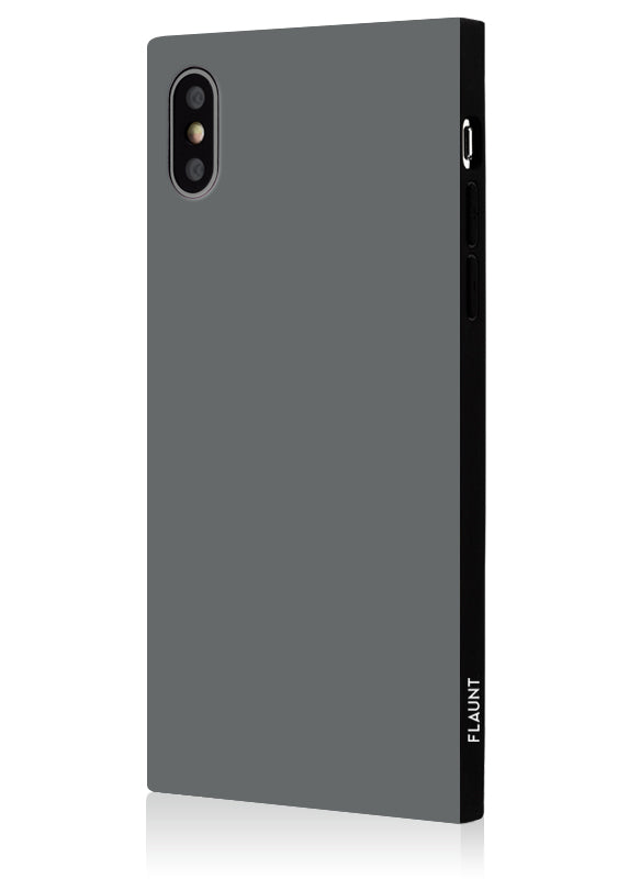 SQUARE® Matte Gray iPhone Case