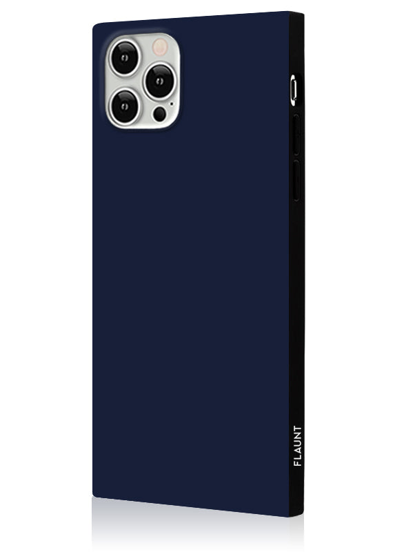 SQUARE® Matte Navy iPhone Case