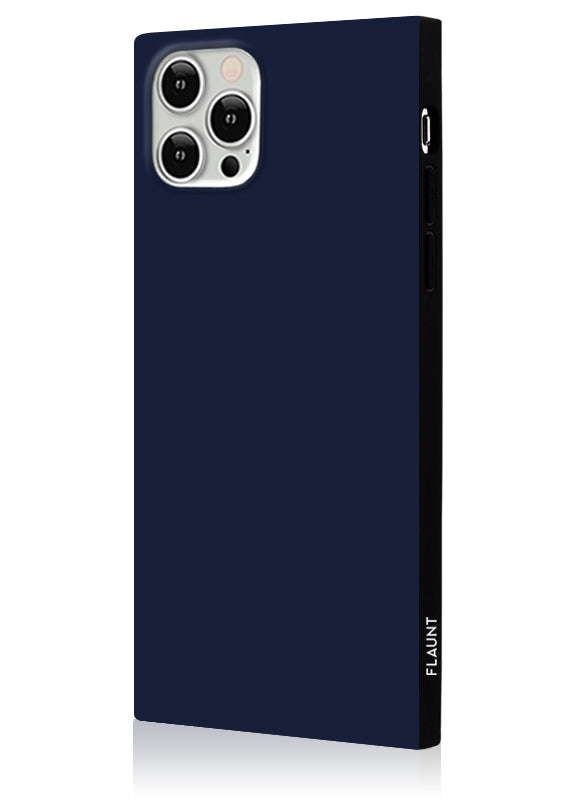 SQUARE® Matte Navy iPhone Case