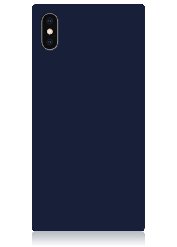 SQUARE® Matte Navy iPhone Case