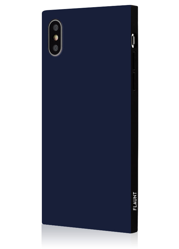 SQUARE® Matte Navy iPhone Case