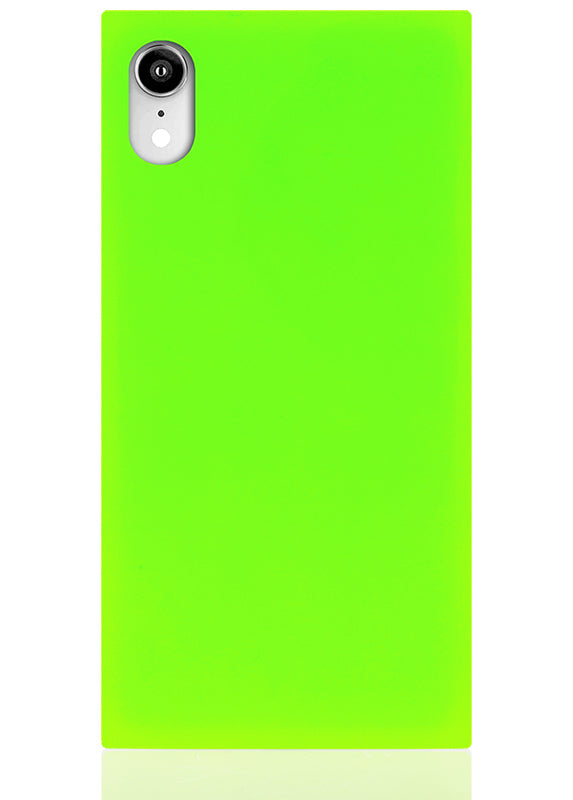 SQUARE® Neon Green iPhone Case
